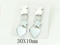 Stainless Steel Jewelry Wholesale - Stainless Steel Earrings - HY90E0380HHW