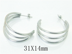 Stainless Steel Jewelry Wholesale - Stainless Steel Earrings - HY06E1678NQ