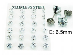 Stainless Steel Jewelry Wholesale - Stainless Steel Earrings - HY21E0024HSS