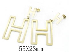 Stainless Steel Jewelry Wholesale - Stainless Steel Earrings - HY47E0057NE