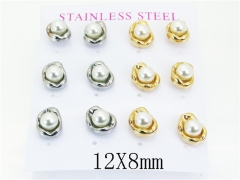 Stainless Steel Jewelry Wholesale - Stainless Steel Earrings - HY59E1231HPL