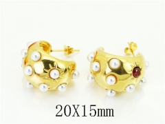 Stainless Steel Jewelry Wholesale - Stainless Steel Earrings - HY06E0558HIS