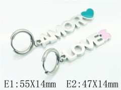 Stainless Steel Jewelry Wholesale - Stainless Steel Earrings - HY21E0133HMD
