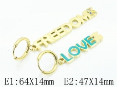 Stainless Steel Jewelry Wholesale - Stainless Steel Earrings - HY21E0132HNW