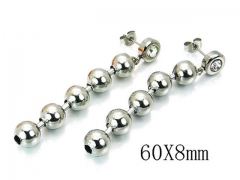 Stainless Steel Jewelry Wholesale - Stainless Steel Earrings - HY64E0098NZ