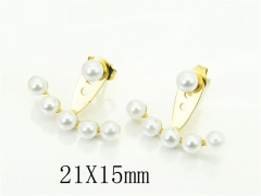 Stainless Steel Jewelry Wholesale - Stainless Steel Earrings - HY32E0522OR