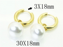 Stainless Steel Jewelry Wholesale - Stainless Steel Earrings - HY32E0319HHL