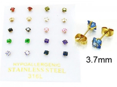 Stainless Steel Jewelry Wholesale - Stainless Steel Earrings - HY25E0637HNC