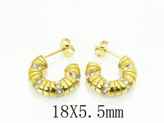 Stainless Steel Jewelry Wholesale - Stainless Steel Earrings - HY48E0002HHA