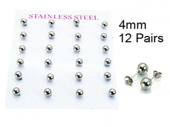 Stainless Steel Jewelry Wholesale - Stainless Steel Earrings - HY58E0763HSS