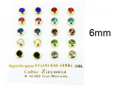 Stainless Steel Jewelry Wholesale - Stainless Steel Earrings - HY25E0661JLX