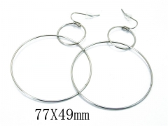 Stainless Steel Jewelry Wholesale - Stainless Steel Earrings - HY70E0503KR