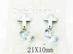 Stainless Steel Jewelry Wholesale - Stainless Steel Earrings - HY25E0586IL