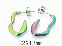 Stainless Steel Jewelry Wholesale - Stainless Steel Earrings - HY70E0373LV