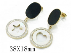 Stainless Steel Jewelry Wholesale - Stainless Steel Earrings - HY47E0067PQ
