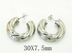 Stainless Steel Jewelry Wholesale - Stainless Steel Earrings - HY30E1703PE