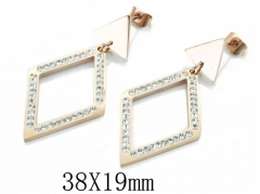 Stainless Steel Jewelry Wholesale - Stainless Steel Earrings - HY47E0065OZ