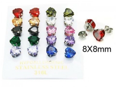 Stainless Steel Jewelry Wholesale - Stainless Steel Earrings - HY25E0698JOF