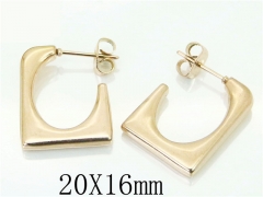 Stainless Steel Jewelry Wholesale - Stainless Steel Earrings - HY70E0312LG