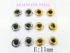 Stainless Steel Jewelry Wholesale - Stainless Steel Earrings - HY59E0896HOL