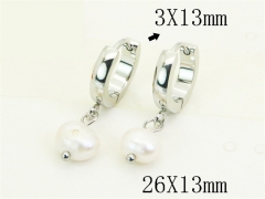 Stainless Steel Jewelry Wholesale - Stainless Steel Earrings - HY30E2175NT
