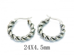 Stainless Steel Jewelry Wholesale - Stainless Steel Earrings - HY06E1658MB