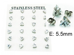 Stainless Steel Jewelry Wholesale - Stainless Steel Earrings - HY21E0030PQ