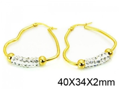 Stainless Steel Jewelry Wholesale - Stainless Steel Earrings - HY64E0197MC