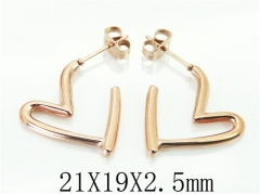 Stainless Steel Jewelry Wholesale - Stainless Steel Earrings - HY70E0816LT