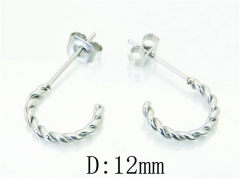 Stainless Steel Jewelry Wholesale - Stainless Steel Earrings - HY06E1713KS