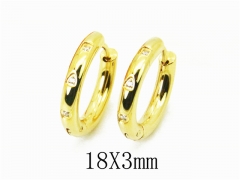 Stainless Steel Jewelry Wholesale - Stainless Steel Earrings - HY05E1897HIT