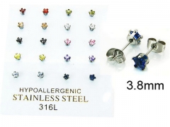 Stainless Steel Jewelry Wholesale - Stainless Steel Earrings - HY25E0642HOW