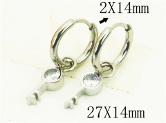 Stainless Steel Jewelry Wholesale - Stainless Steel Earrings - HY06E0355NV