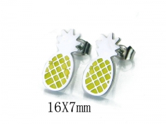Stainless Steel Jewelry Wholesale - Stainless Steel Earrings - HY64E0422LA