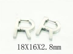 Stainless Steel Jewelry Wholesale - Stainless Steel Earrings - HY75E0183WJL