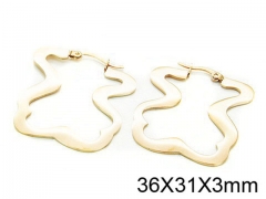 Stainless Steel Jewelry Wholesale - Stainless Steel Earrings - HY64E0075HIQ