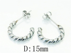 Stainless Steel Jewelry Wholesale - Stainless Steel Earrings - HY06E1711KS