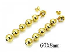 Stainless Steel Jewelry Wholesale - Stainless Steel Earrings - HY64E0099PU