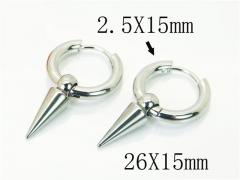 Stainless Steel Jewelry Wholesale - Stainless Steel Earrings - HY05E2107PE