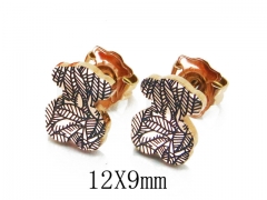Stainless Steel Jewelry Wholesale - Stainless Steel Earrings - HY90E0268HJQ