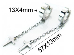 Stainless Steel Jewelry Wholesale - Stainless Steel Earrings - HY05E1383HCC