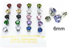 Stainless Steel Jewelry Wholesale - Stainless Steel Earrings - HY25E0707ILD