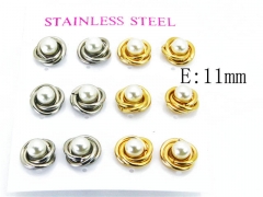 Stainless Steel Jewelry Wholesale - Stainless Steel Earrings - HY59E0584HOL