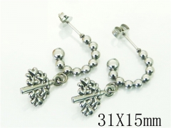 Stainless Steel Jewelry Wholesale - Stainless Steel Earrings - HY70E1139KL
