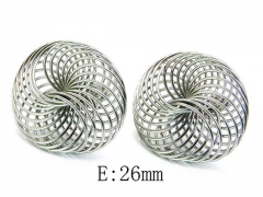 Stainless Steel Jewelry Wholesale - Stainless Steel Earrings - HY64E0327LS