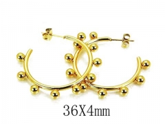 Stainless Steel Jewelry Wholesale - Stainless Steel Earrings - HY58E0942LG