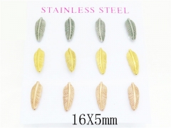Stainless Steel Jewelry Wholesale - Stainless Steel Earrings - HY59E1255HML