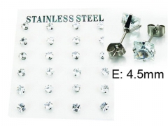 Stainless Steel Jewelry Wholesale - Stainless Steel Earrings - HY21E0022NL