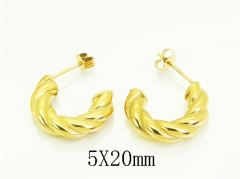 Stainless Steel Jewelry Wholesale - Stainless Steel Earrings - HY48E0097HBB