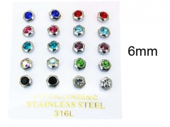 Stainless Steel Jewelry Wholesale - Stainless Steel Earrings - HY25E0658JSS